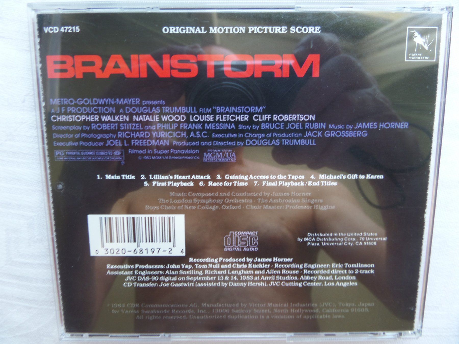 CD: James Horner - Brainstorm – Usato da Genève venduto da CDLPBookS 1