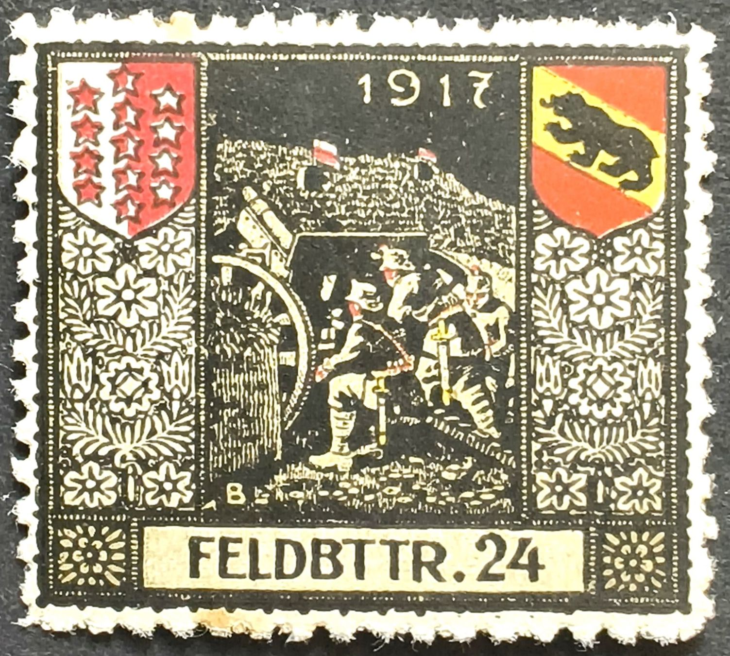 Tutti i francobolli: Feldbatterie 24, 1.WK, Wi 3.Div 100 – Usato da Niederuzwil venduto da LichtPhil