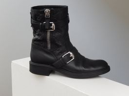 Orig. GUCCI Biker Boots Gr. 38,  NP 1'050.--