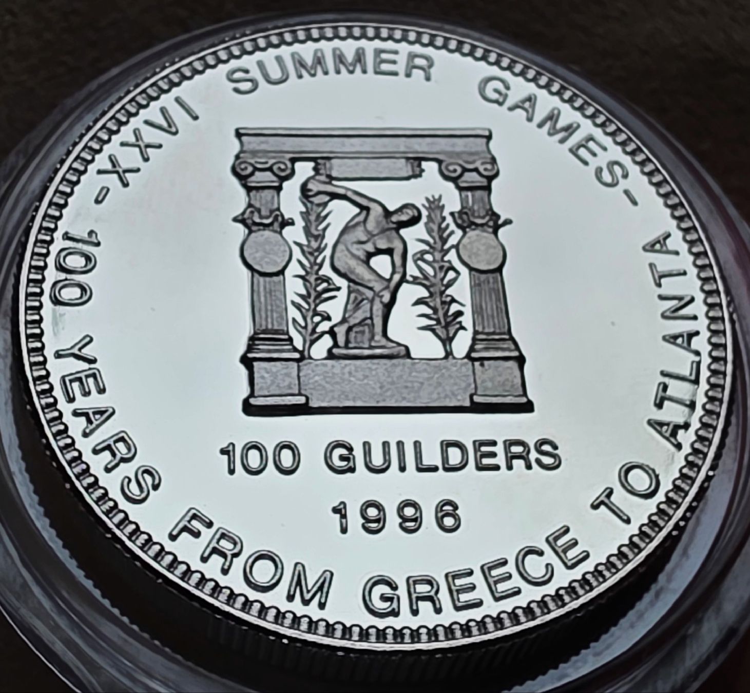 Tutti le monete: SURINAME 100 GULDEN 1996 UNZ. – Usato da Winterthur venduto da Creso70