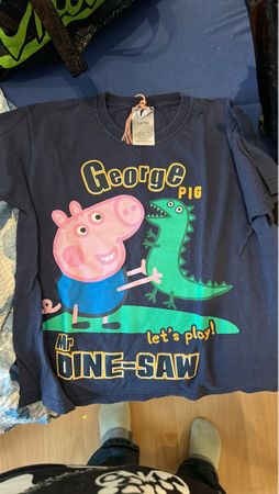 Peppa Pig George Kinder T-Shirt Grösse 5 - 6 jahre 