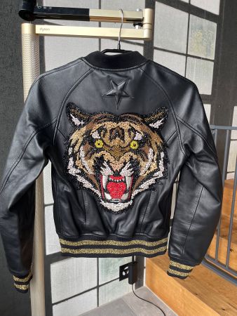 Philipp Plein Jacke Lederjacke!