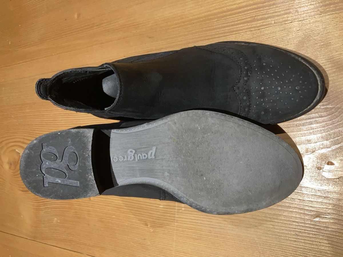 Paul Green Scarpe da donna: Wildleder Stiefelette schwarz Grösse 37 – Usato da Bauma venduto da Pumuckl735 3