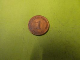 Dt. Reich 1916 D, 1 Pfennig