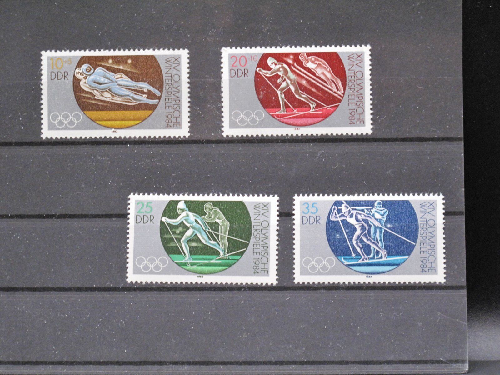 Tutti i francobolli: DDR 1983 Olympische Winterspiele ** – Usato da Wil SG venduto da fva01