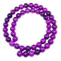 Natürliche Lila Achat Perlen,8mm