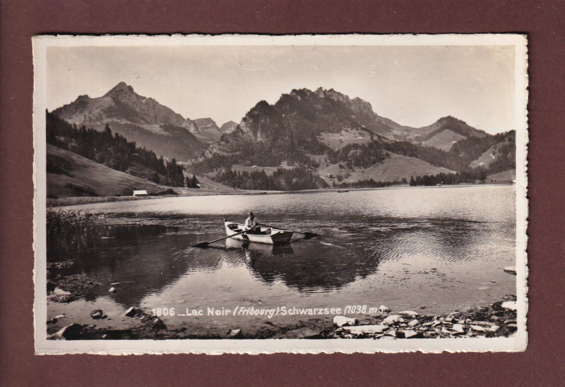 Cartoline postali: LAC NOIR / SCHWARZSEE // pli // – Usato da Pully venduto da nicecards