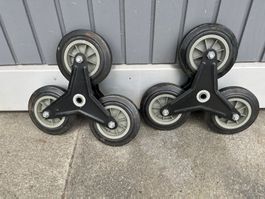 2 Treppensteigräder für Sackrolli