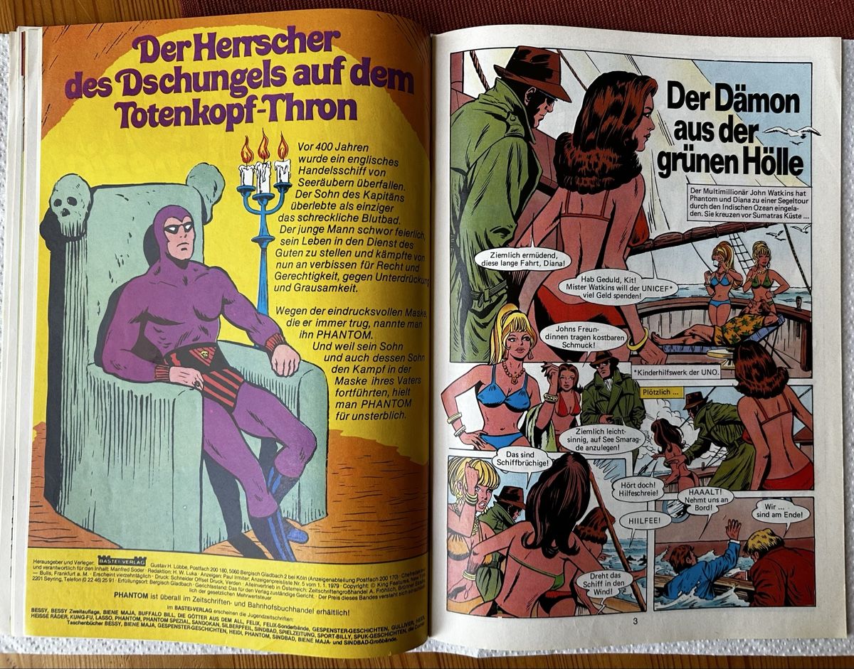 Fumetti: Phantom spezial, Sammelband 3 Hefte, 1979 – Usato da Lengnau BE venduto da AgriOttu 6