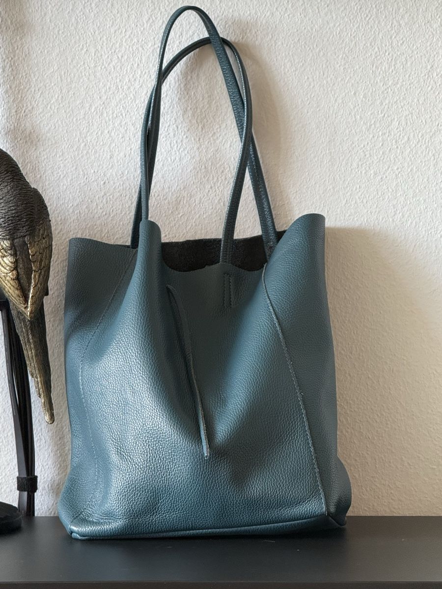 Taschen für Damen: Shopper Ledertasche made in Italy – Gebraucht aus Zürich von ZHPearl