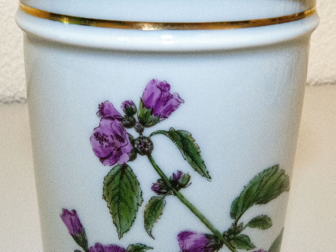 Zuccheriere: Dose Apothekerdose Langenthal handgemalt – Usato da Zollikofen venduto da pico27 3