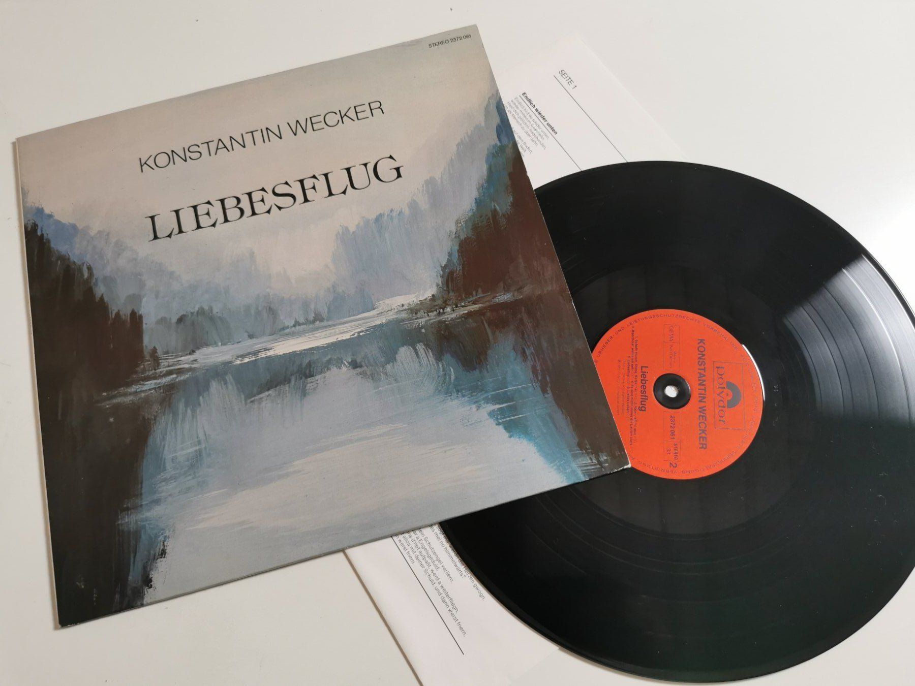 Dischi in vinile: KONSTANTIN WECKER - LIEBESFLUG – Usato da Grafenried venduto da House-of-Oldies