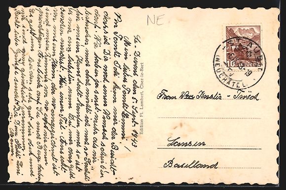Ansichtskarten: Saint Aubin, Colonie agricole Le Devens – Gebraucht aus Berlin von bartko-reher 1
