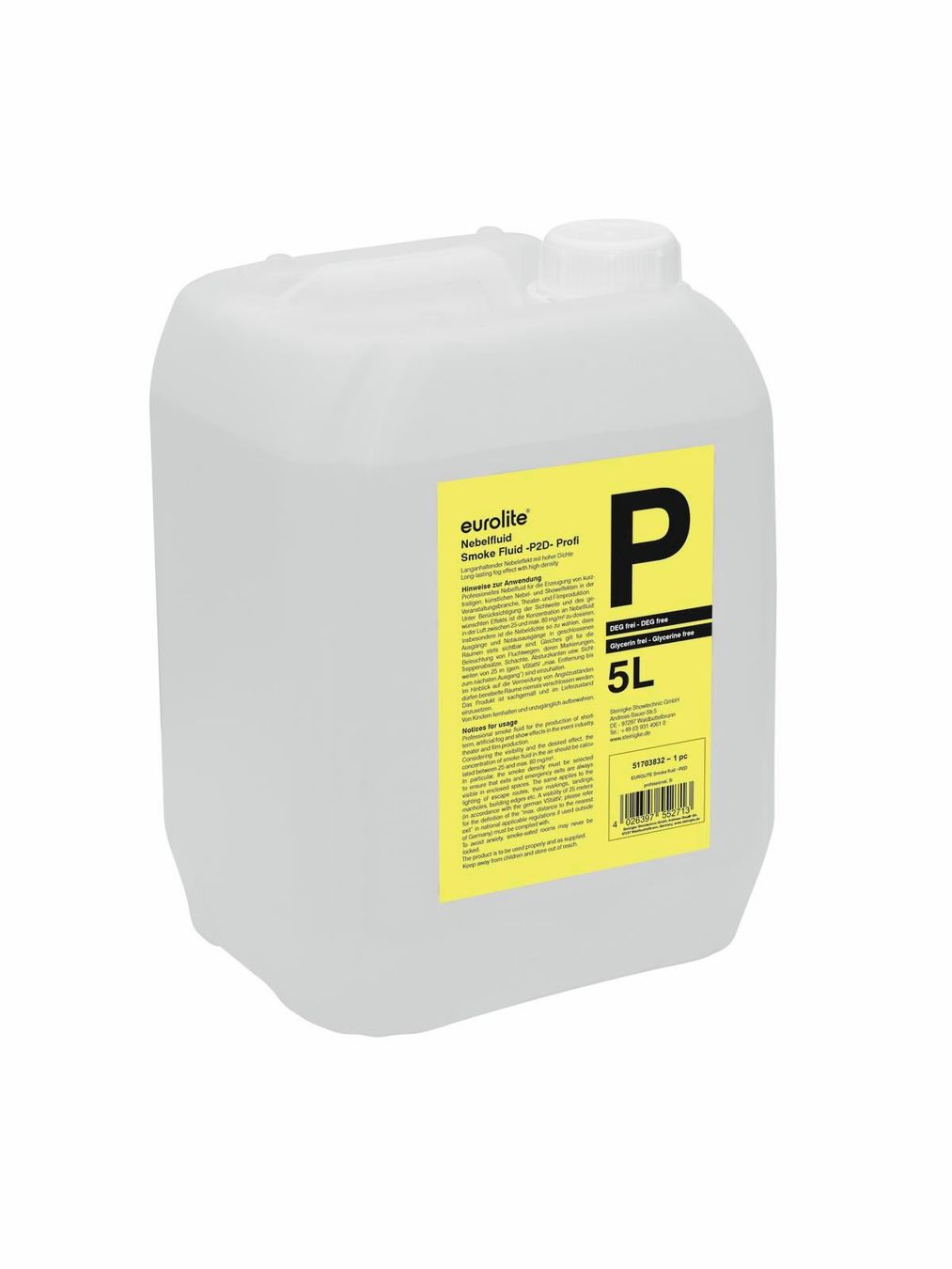 Macchine nebbia: EUROLITE Smoke Fluid -P2D- Profi ... – Nuovo e nell'imballaggio originale da Däniken SO venduto da Profog1