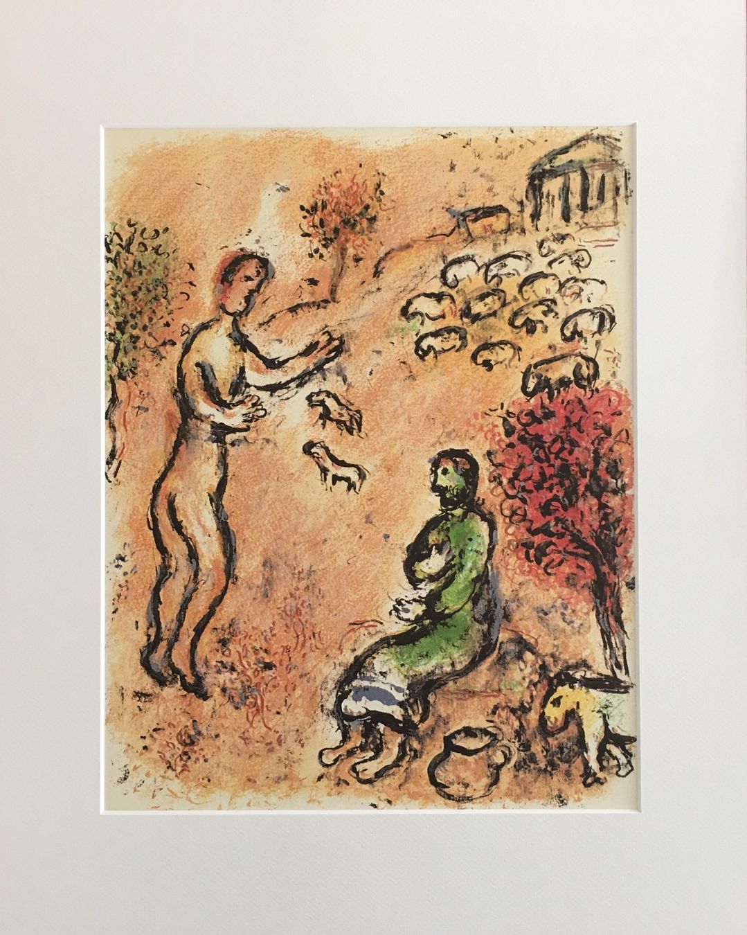 Grafica & Litografie: Marc Chagall "Homer Die Odyssee" 3 Lithographien – Usato da Nennigkofen venduto da waltraub 6