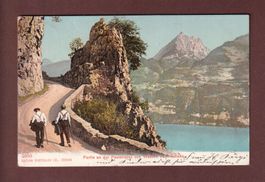 POSTSTRASSE von Weesen nach Amden - 1908
