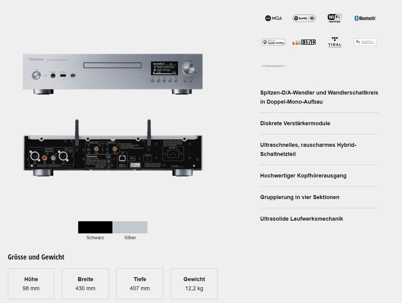 Technics Amplificatori: TECHNICS High-End System Nur 3900.- statt 5780.- – Nuovo (secondo la descrizione) da Küttigen venduto da FuturePlanet 8
