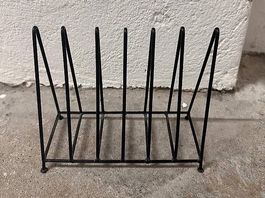 Zeitschriftenhalten/ Buchhalter Metall, schwarz, wie neu!