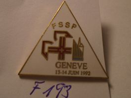 1 FSSP Genève 1992 Pin (F193)