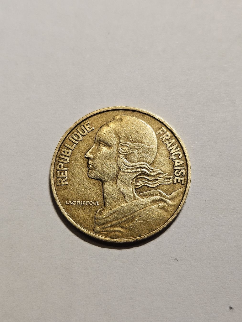 Tutti le monete: 20 Centimes Frankreich, 1967 – Usato da Wil ZH venduto da Bossi73 1