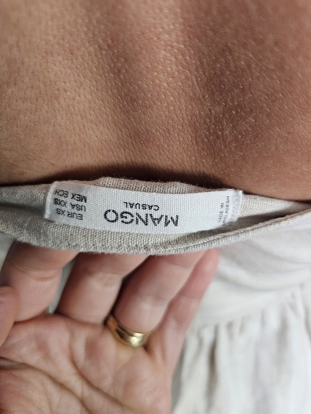Vestiti: Mango Sommerkleid Leinen-Mix Gr. XS – Usato da Grosshöchstetten venduto da Qenko 3