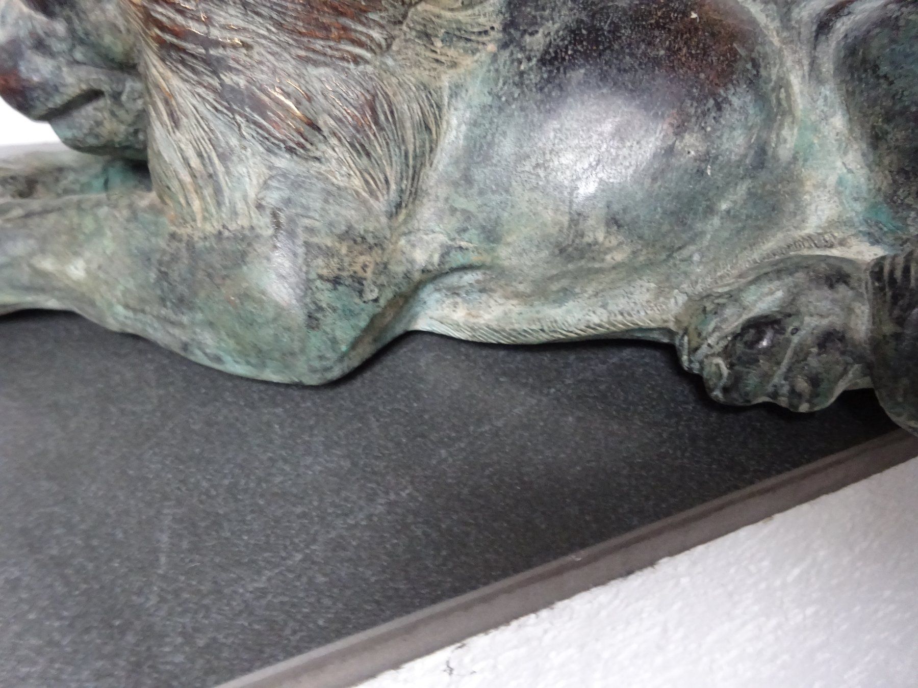 Sculture & Statue: Löwen Denkmal Rom Bronze Brunnen – Usato da Esslingen venduto da eintagammeer 7