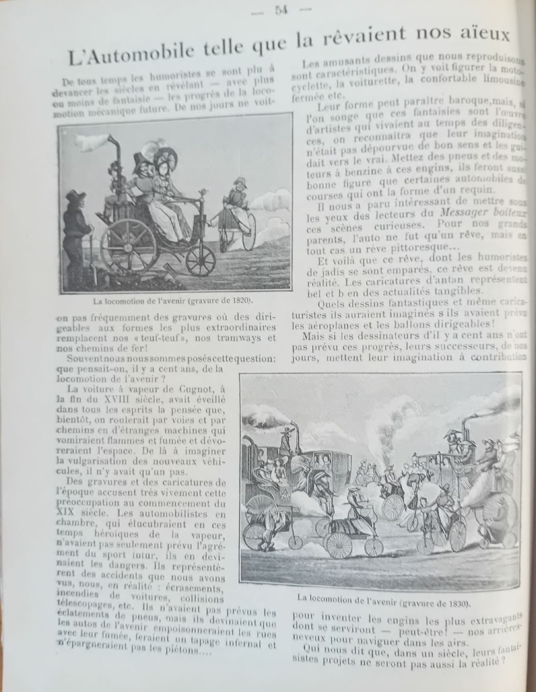 Riviste & Magazine: Le véritable Messager Boiteux 1909 – Usato da Bulle venduto da LeTempsCestCool 2