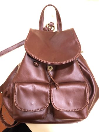 Zaino borsetta in pelle