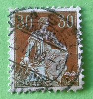 Nr.110 Sitzende Helvetia mit Schwert GESTEMPELT  