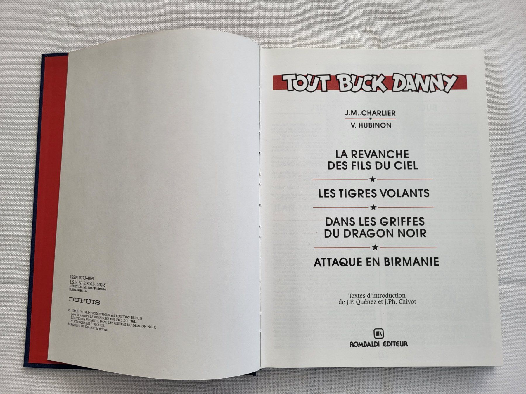 Fumetti: BD Buck Danny Rombaldi No 1 EO (TBE) – Usato da Palézieux-Village venduto da magic1980 2