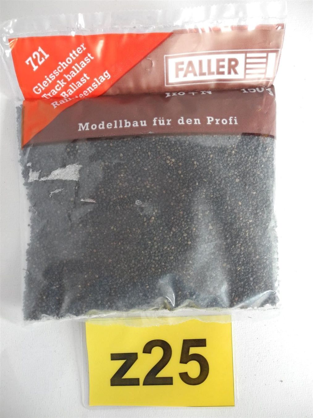 Modellini di ferrovie: Faller 721 Gleisschotter, Nr. z25 – Nuovo e nell'imballaggio originale da Kottwil venduto da Crazyrolf