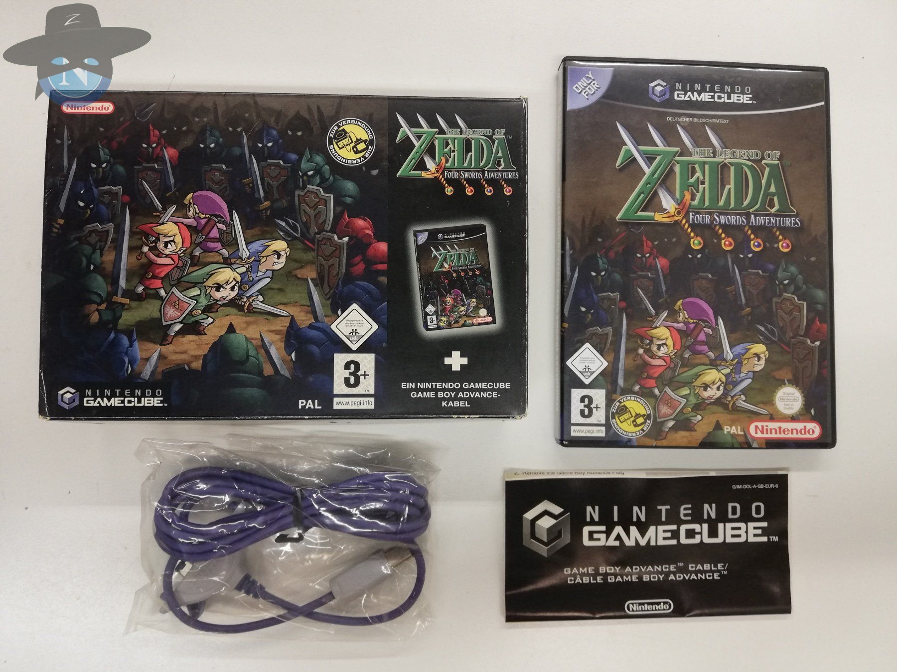 Nintendo Giochi: Zelda - Four Swords Adventures + GBA Kabel / Gamecube NGC – Usato da St. Gallen venduto da zorro_dc 3