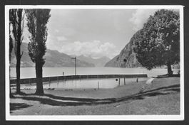 Am Walensee mit Feldpoststempel Kaserne Wallenstadt