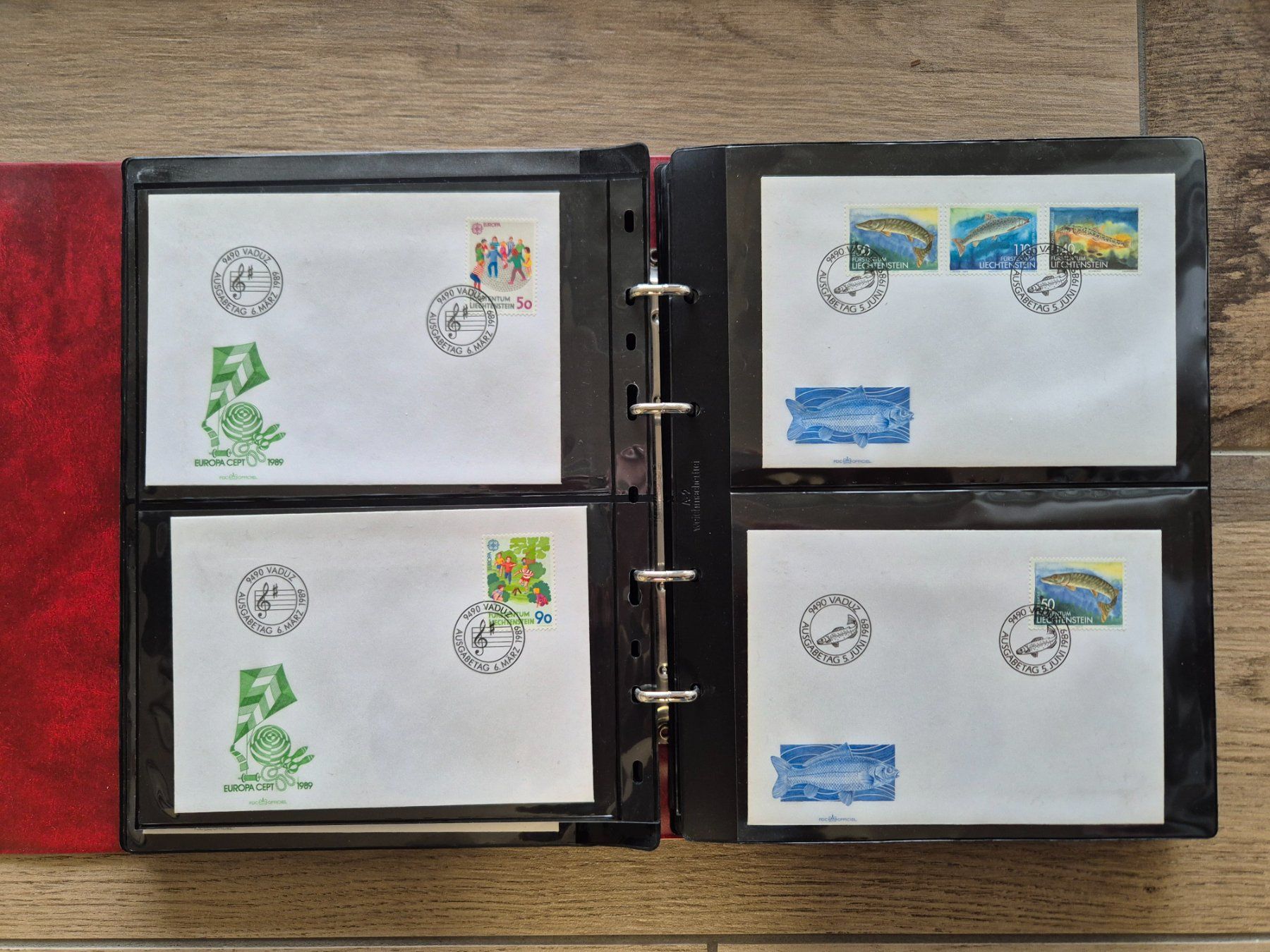 Alle Briefmarken: Sammlung FDC Lichtenstein   (195) – Gebraucht aus Romanshorn von Spinner7 1
