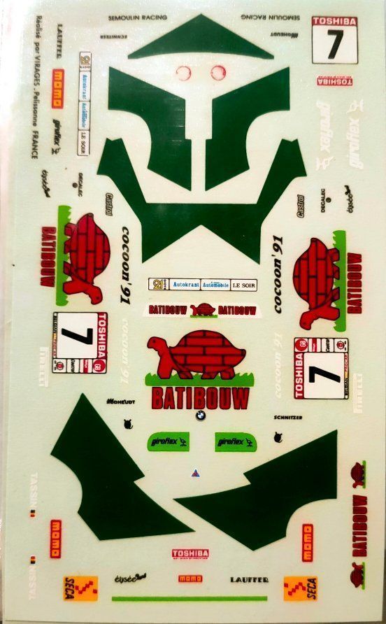 Sticker: BMW M3 Belgian Procar Decal 1,43 "1" – Nuovo e nell'imballaggio originale da Lodrino venduto da gtv79