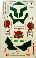 BMW M3 Belgian Procar Decal 1,43 "1"