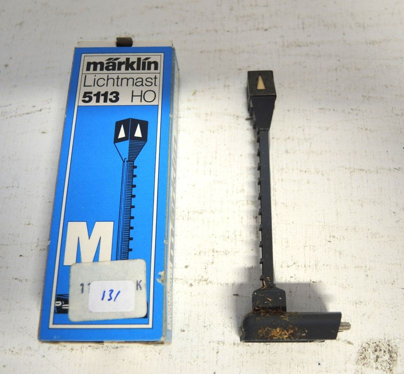 Märklin H0 5113 Light Mast For 5112 Uncoupling Track - Used Good Condition