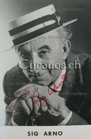 Sig Arno (1895-1975) Schauspieler - Autogramm