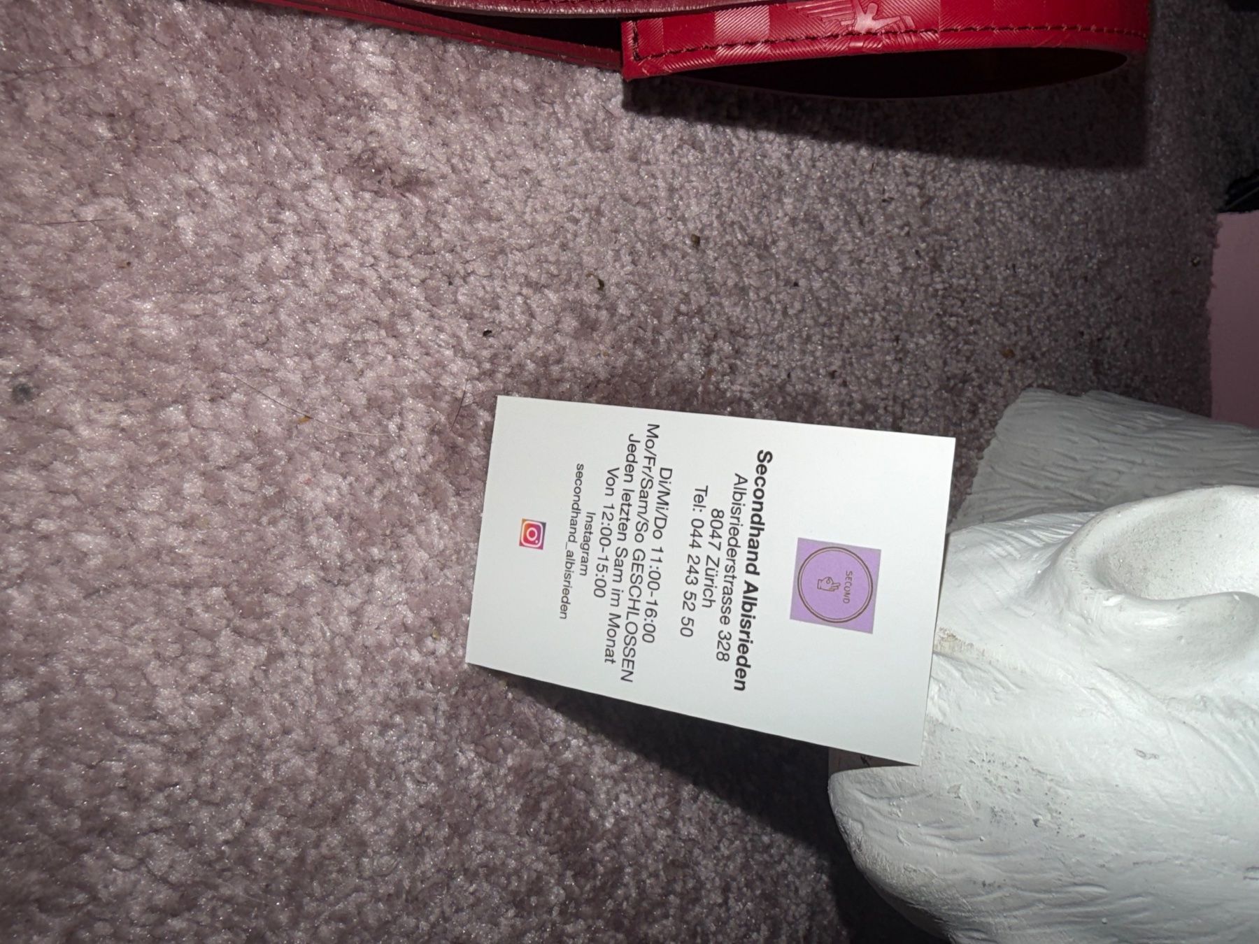 Maison Mollerus Cinture: Mollerus Gurt in rot – Usato da Zürich venduto da SecondhandZurich 3