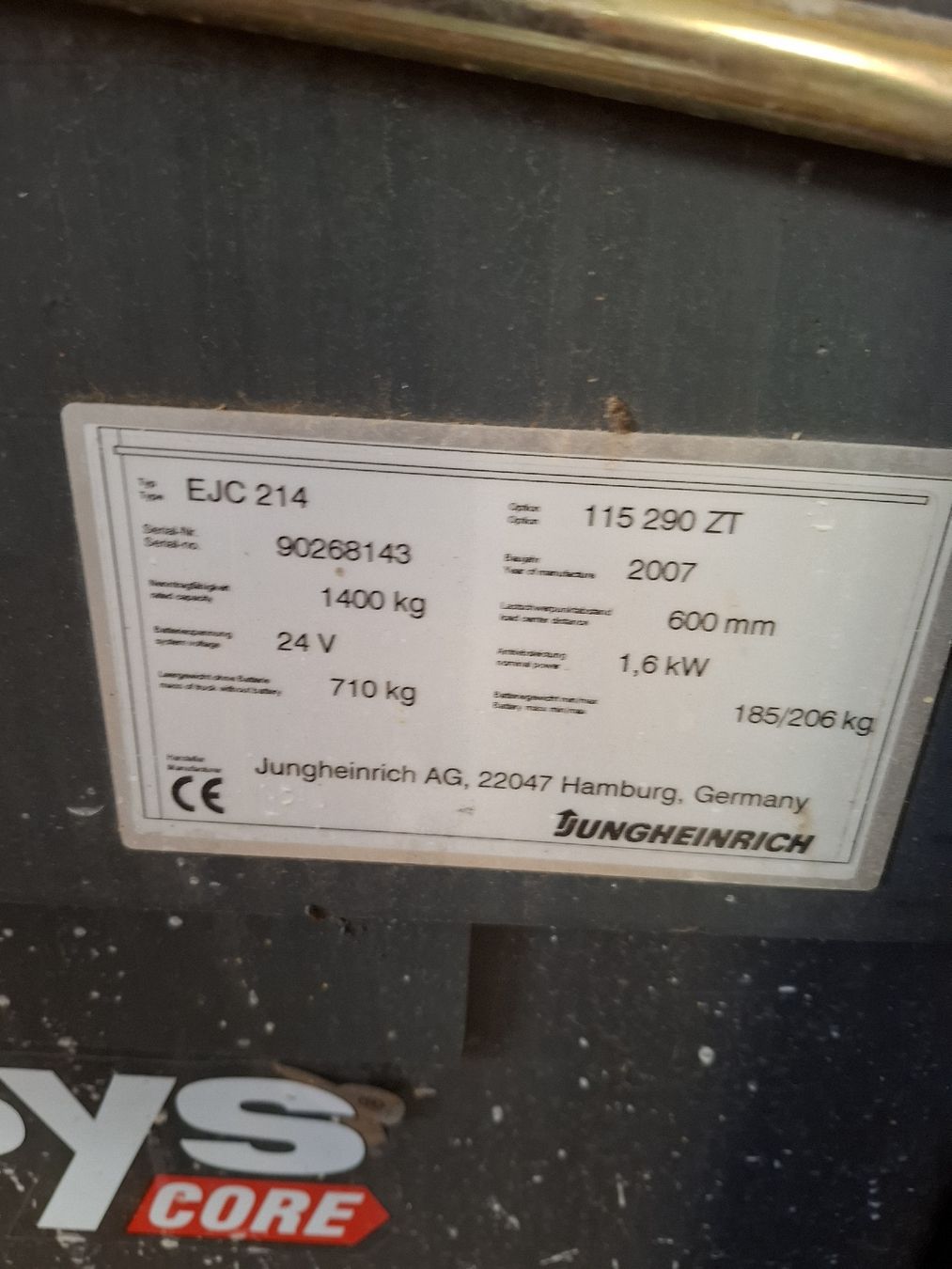 Jungheinrich Carrelli elevatori e a forche: Junghenrich EJC214 – Usato da Thalheim AG venduto da Spez-bau 9