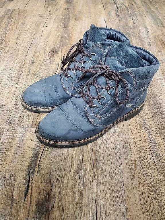 Scarpe da donna: Bottines "Gore-Tex" bleu marine – Usato da Bernex venduto da Sooeg_01 1