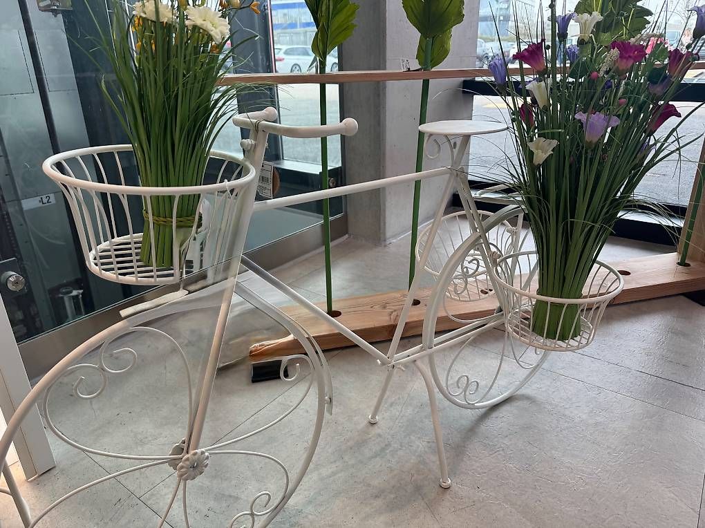 Alle Dekorationen: Blumenfahrad Neu  das ideale Geschenk – Gebraucht aus Buttisholz von Baschi70 1