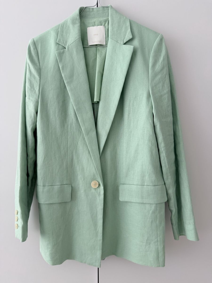 Mango Giacche: Damen Blazer Mango Leinen Gr. S NEU – Nuovo e nell'imballaggio originale da Zumikon venduto da DesignDeluxe
