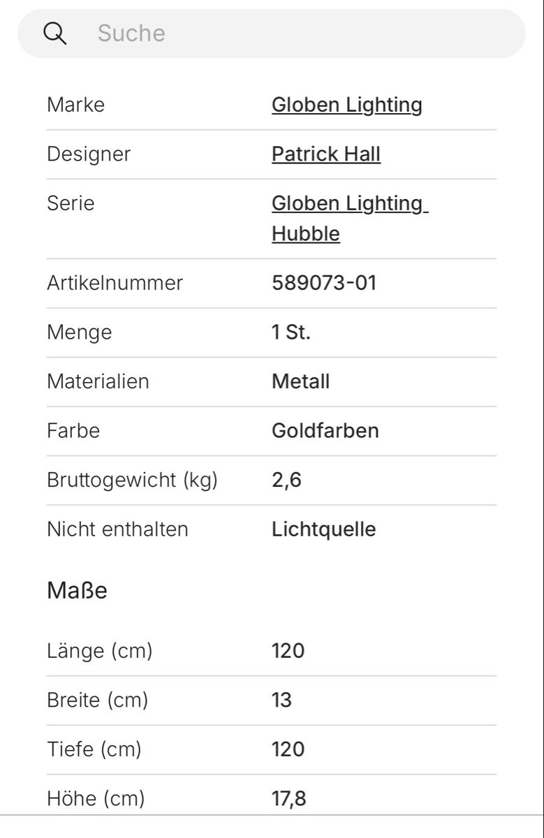 Lampen: Lampe Messing – Neu (gemäss Beschreibung) aus Auenstein von Ziogenes 1