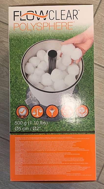 Accessori per Piscine: Poolfilter Bälle Flowclear Polysphere a 500g, Neu! – Usato da Felsberg venduto da Tigi00