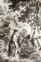 Lithographie nach GABRIEL LORY, um 1880