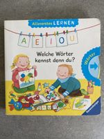 Buch mit Drehscheibe LERNEN AEIOU Welche Wörter kennst du?
