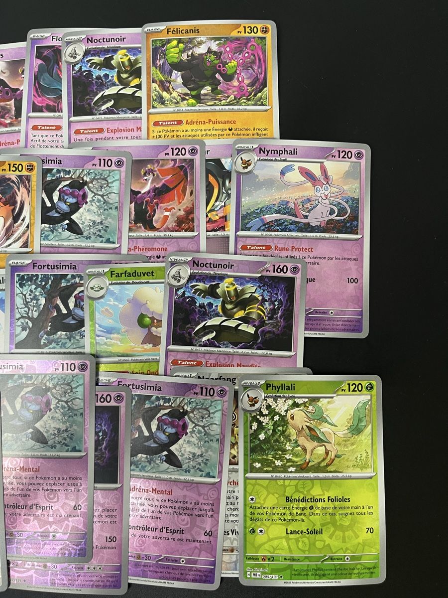 Pokémon Cartes à collectionner: 36 carte Pokémon Rare Reverse EV Évolution Prismatique FR – Neuf (Voir description) à Les Avanchets par lunedeneige.shop 4