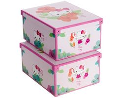 Aufbewahrungskartons – 2x Hello Kitty