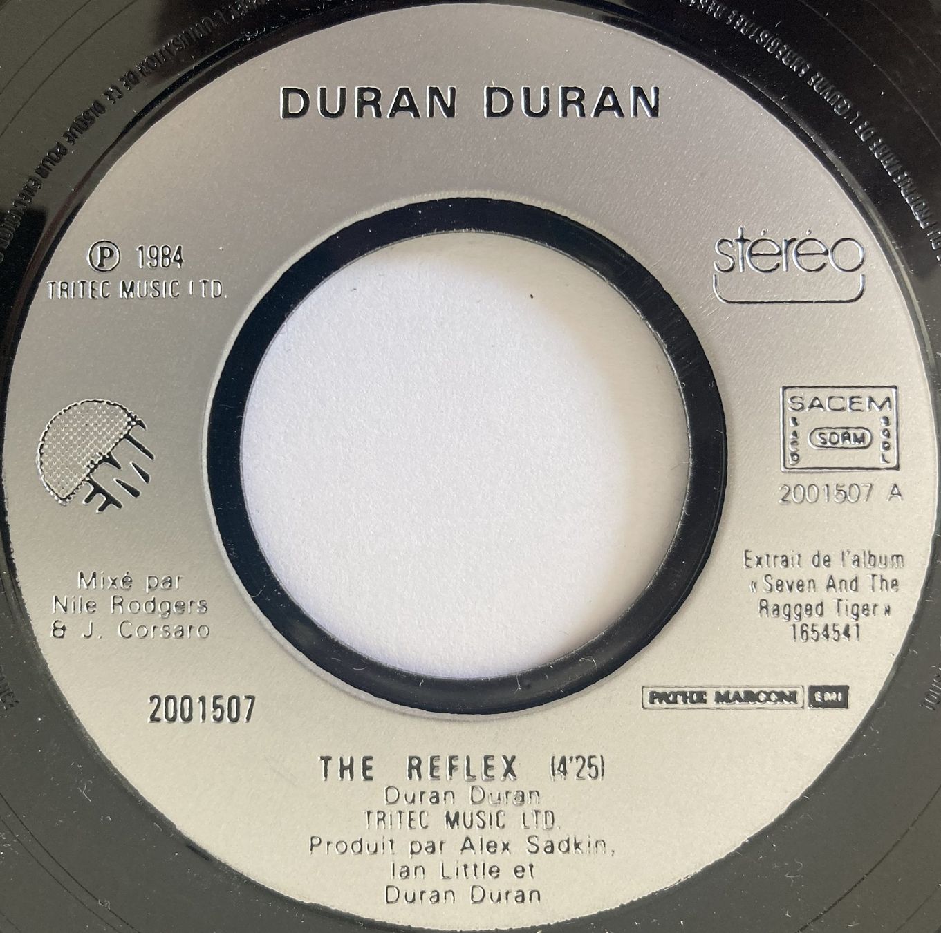Vinyles: DURAN DURAN - THE REFLEX – D'occasion à Bottens par hotter-than-hell 2